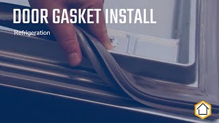 Refrigerator Door Gasket Installation [upl. by Knowlton488]