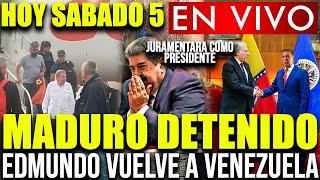 ¡URGENTE 🔴 ¡MADURO CAPTURADO Y DETENIDO EDMUNDO REGRESA A VENEZUELA PARA JURAMENTAR  HOY [upl. by Aenil]