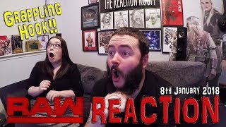 GRAPPLING HOOK WWE RAW REACTION 8TH JANUARY 2018 [upl. by Naihr360]