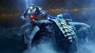 Pacific Rim Uprising 2018  Final battle  Part 1  Only action 4K [upl. by Introc]