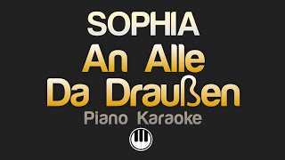 SOPHIA  An alle da draußen Karaoke [upl. by Ramoh]