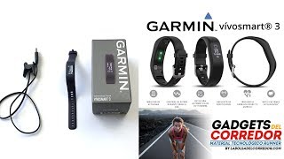 Garmin vivosmart 3 review [upl. by Aissatsan]