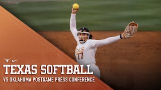 Texas Softball vs Oklahoma Postgame Press Conference April 6 2024 [upl. by Ise]