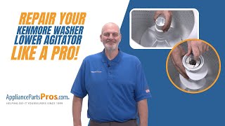 How To Replace A Kenmore Washer Lower Agitator [upl. by Wolpert]