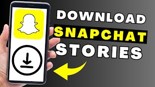 How To Download Snapchat Stories [upl. by Eirolam]