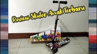 Review Skuter AnakAnak Merk 21st Scooter Murah [upl. by Atteuqcaj]