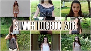 SUMMER LOOKBOOK 2016  OUTFIT IDEAS [upl. by Ahtenek]