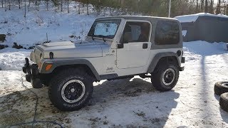 Jeep Wrangler TJ ION 174 Wheels and Goodyear Duratrac 31x105x15 tires [upl. by Naji]