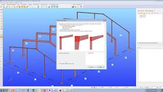 3D Steel Portal Frame in Consteel Part1  Full Tutorial [upl. by Vihs]