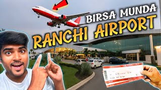 Ranchi Airport First Time 🛫 Birsa Munda Airport In Ranchi Jharkhand  Ranchi New Flyover Bridge 🥳 [upl. by Phillip]