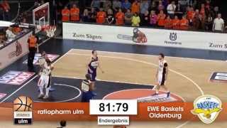 Highlights Ulm  Oldenburg Halbfinale 4 [upl. by Bywaters359]