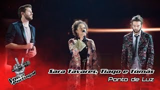 Sara Tavares Tiago Nacarato e Tomás Adrião  quotPonto de Luzquot  Gala  The Voice Portugal [upl. by Bullion]