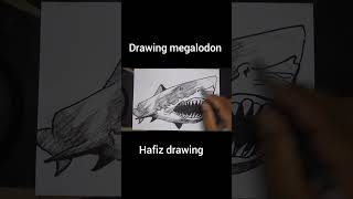 Drawing megalodon megalodon shark [upl. by Htebezile]