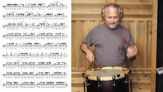 Les Parks Solo 5 Caballeros from 15 Diversions for the Snare Drum [upl. by Eissak]