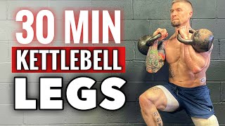 Follow Along Kettlebell ONLY Leg Workout You wont be walking after this one [upl. by Ayifas]