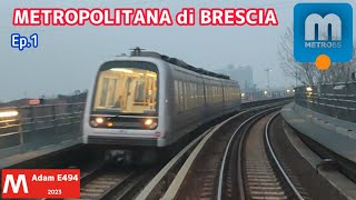 LA METROPOLITANA DI BRESCIA 4K • 2023🇮🇹 [upl. by Nevins]