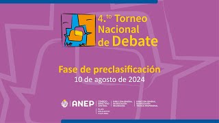 Fase de Preclasificación 4to Torneo Nacional de Debate [upl. by Strader]