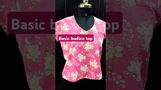 Basic bodice top stitch 💙 sewingtutorial sewisewing tipsshort [upl. by Arlene]