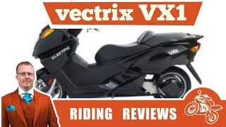 Vectrix VX1 riding reviews electric scooter [upl. by Arlen944]