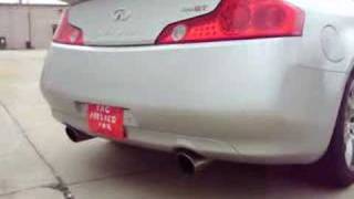 G35 coupe stock OEM exhaust with MR resonated testpipe [upl. by Niltak]