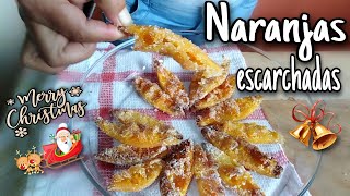 Naranja escarchada o caramelizada  RECETA FÁCIL Y RÁPIDA [upl. by Inajar]