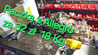 Paczka z Allegro za 32 zł czy się opłaca 18 kg elektrośmieci [upl. by Nidnal975]