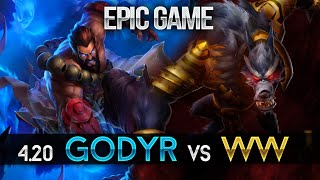 420 GODYR VS WW Season 5  EPIC GAME [upl. by Wilhelmine]