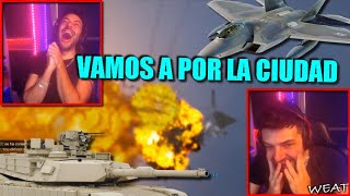 ADMINISTRADORES PILLAN A NEXXUZ USANDO UN CAZA EN PLENO VUELO GTA V ROLEPLAY [upl. by Narot]