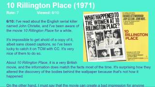 Movie Review 10 Rillington Place 1971 HD [upl. by Kir]