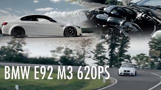 CRAZY DRIFT WITH A BMW E92 M3 620 PS SUPER CHARGED SICK DRIFT  File404Net [upl. by Atiuqat]