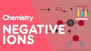 How To Test For Negative Ions  Chemical Tests  Chemistry  FuseSchool [upl. by Isabella]