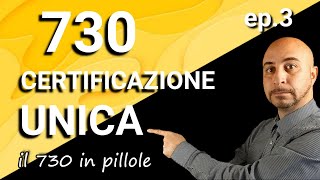 730 IN PILLOLE LA CERTIFICAZIONE UNICA [upl. by Ammej]