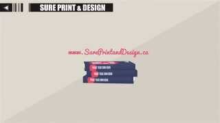 Book Printing amp Commercial Printing  Sure Print amp Design [upl. by Grefe318]