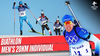 Biathlon  Mens 20km Individual  Full Replay  Beijing2022 [upl. by Aivax]