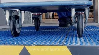 ProfilGate® in scissor lift tables  ProfilGate® in Scherenhubtischen [upl. by Orimisac]