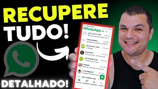 Recupere conversas APAGADAS do whatsapp em 2024 [upl. by Ike]