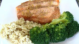 Maple Garlic Salmon Marinated Salmon Recipe [upl. by Romney]