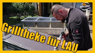 Grilltheke selbst bauen für lau  DIY [upl. by Medwin905]