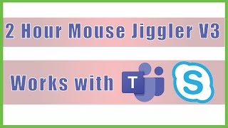 2 Hours Mouse Jiggler Version 3  Keep MS Teams GREEN ACTIVE AWAKE [upl. by Cohbath344]