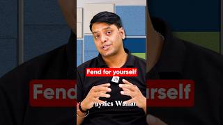 What Is Meaning Of quotFend For Yourself quot Shorts Idioms English PW [upl. by Ennazor]