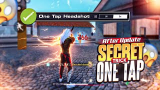 AFTER UPDATE  NEW ONETAP HEADSHOT TRICK  SENSITIVITY  2024 🔥  Free Fire Tips And Tricks [upl. by Cichocki]