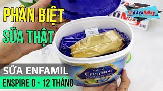 Hướng Dẫn Phân Biệt Sữa Thật Enfamil Enspire Infant Formula Cho Bé 0  12 Tháng  Đồ Mỹ vn [upl. by Ayojal]