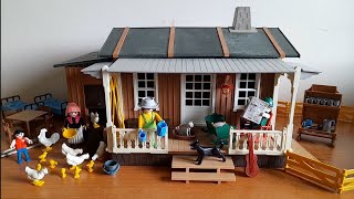 Playmobil vintage set 3769 Farmhouse from 1987  part 2 [upl. by Rhiamon]