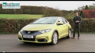 Honda Civic hatchback review  CarBuyer [upl. by Anined]