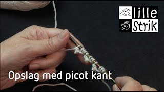 Opslag med picot kant [upl. by Latsyk]