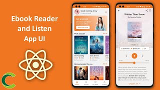 Ebooks Reader and Audiobooks Listen App template in React Native [upl. by Alekehs]