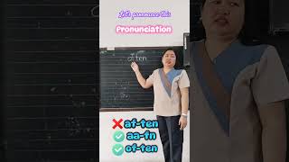 Lets pronounce this often pronunciation reading education [upl. by Telrahc]