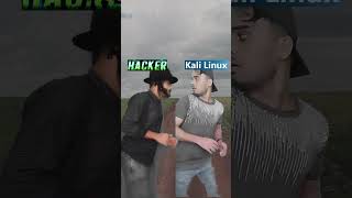 Hacker Vs Kali Linux shorts trending [upl. by Ayotnom]