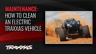 How to Clean an Electric Traxxas Vehicle [upl. by Allecsirp]