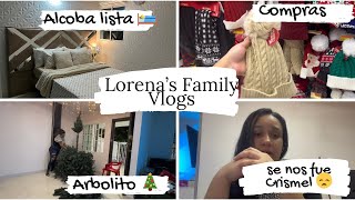 Alcoba Lista 🛌✅  Compras 🛍️   Arbolito 🎄   Se nos fue Crismel 😞 [upl. by Nerrat160]